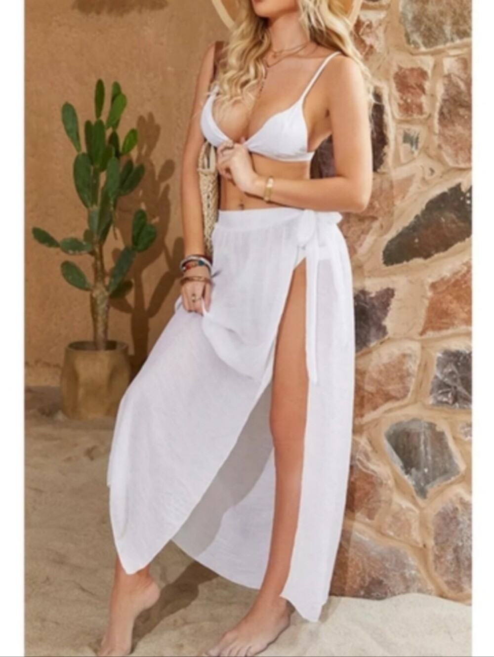 Tahari Women's Swim Coverup Skirt  Size Small Available In BROWN ONLY